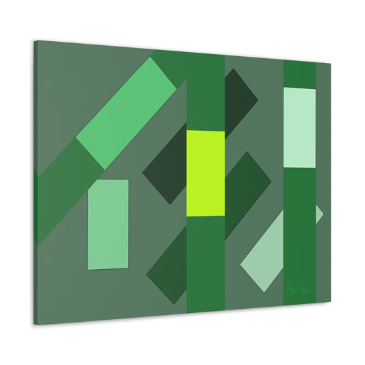 Green flyover (A)- Classic canvas (Free shipping in Australia)