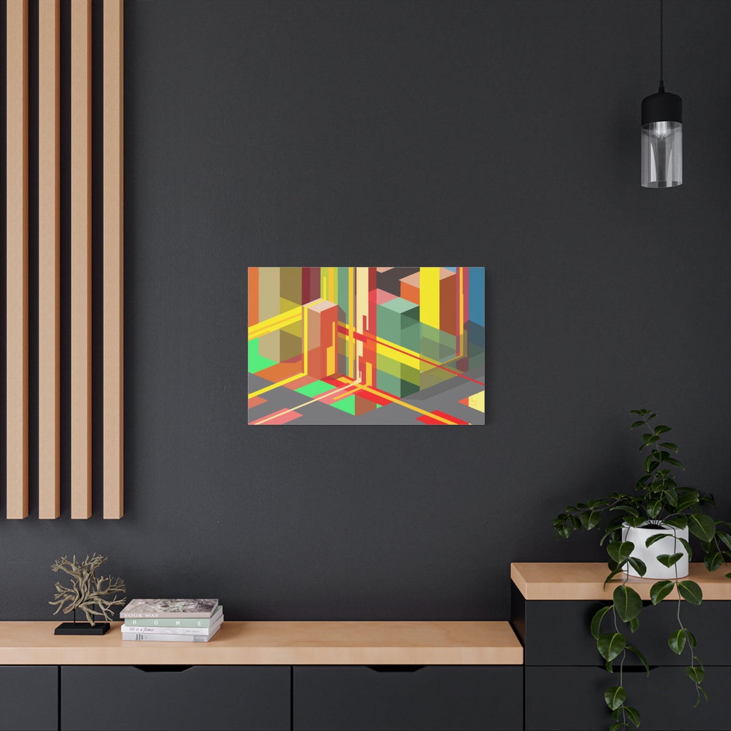 Urban complexity (A)- sunrise- Classic canvas (Free shipping in Australia)