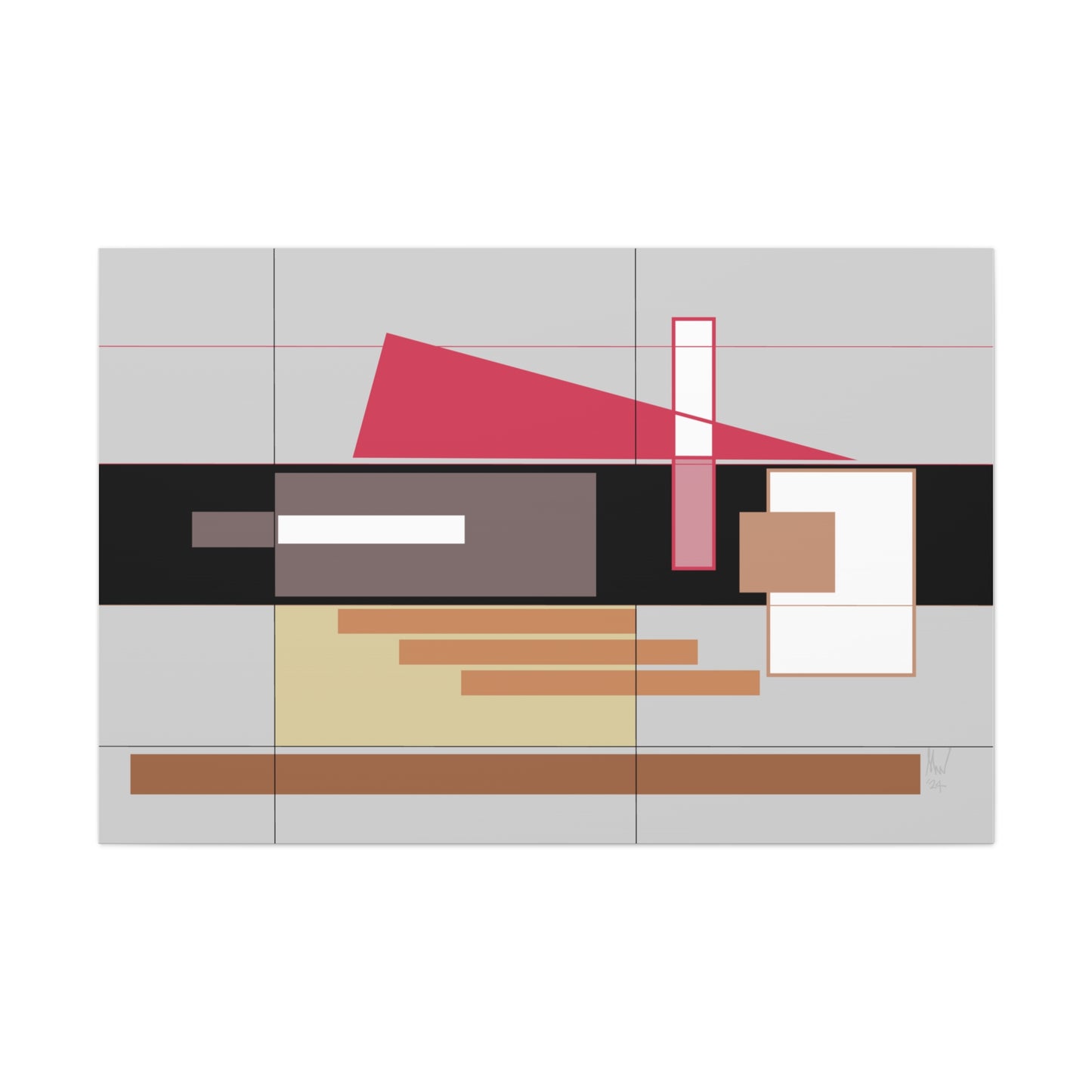 Horizontal poise (A)- Classic canvas (Free shipping in Australia)