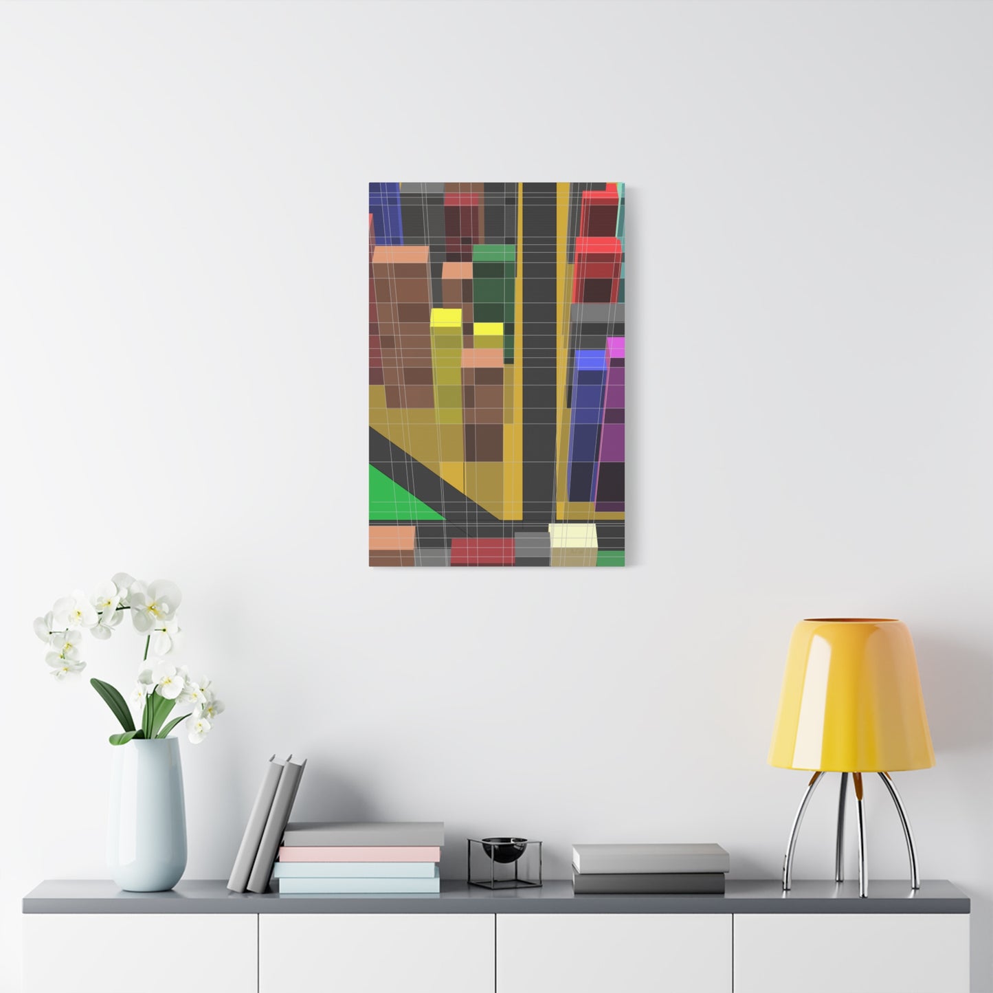 Skyward Urbanscape collage (U)- Free shipping in the US