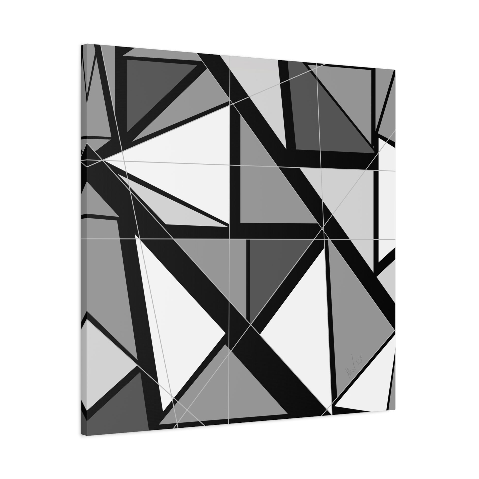 Double geometric canvas set with free shipping