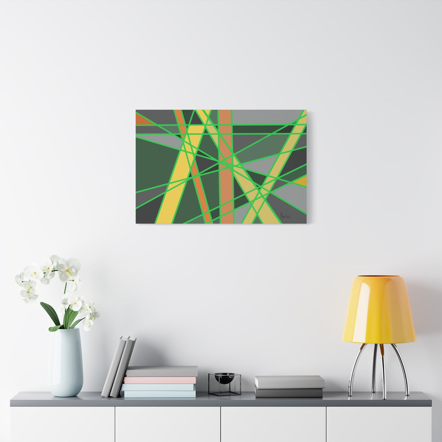 Geometric Paths (group of 3)- free shipping in US and Europe