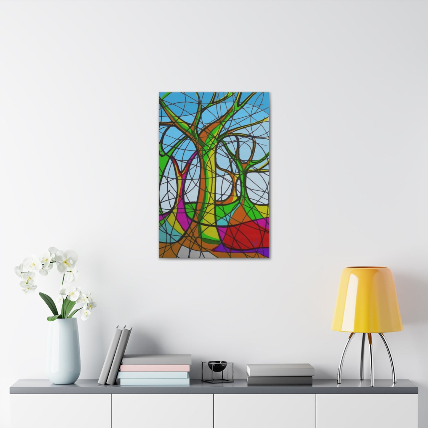 Canvas Gallery Wraps- Bold forest sky 1