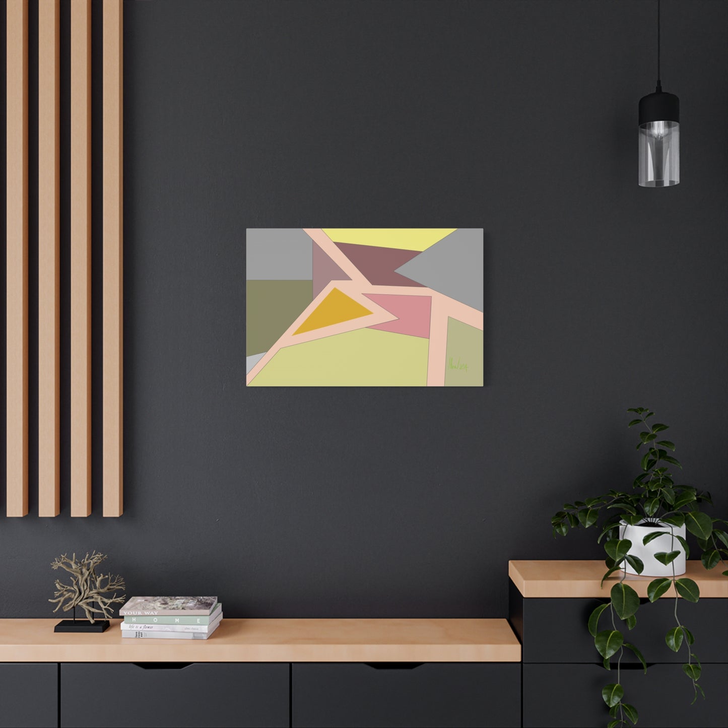 Geometric island (group of 5)- Free shipping in US and Europe