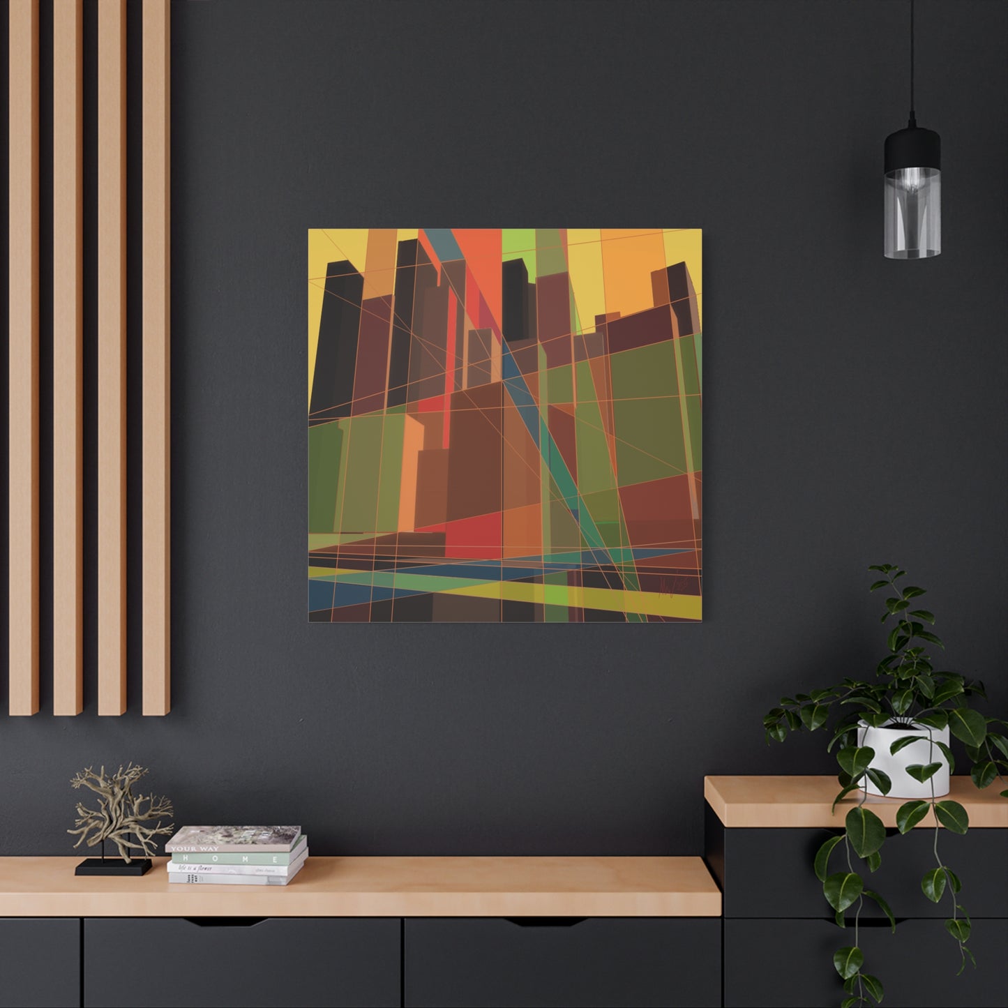 minimalist gallery wall set of 5 prints