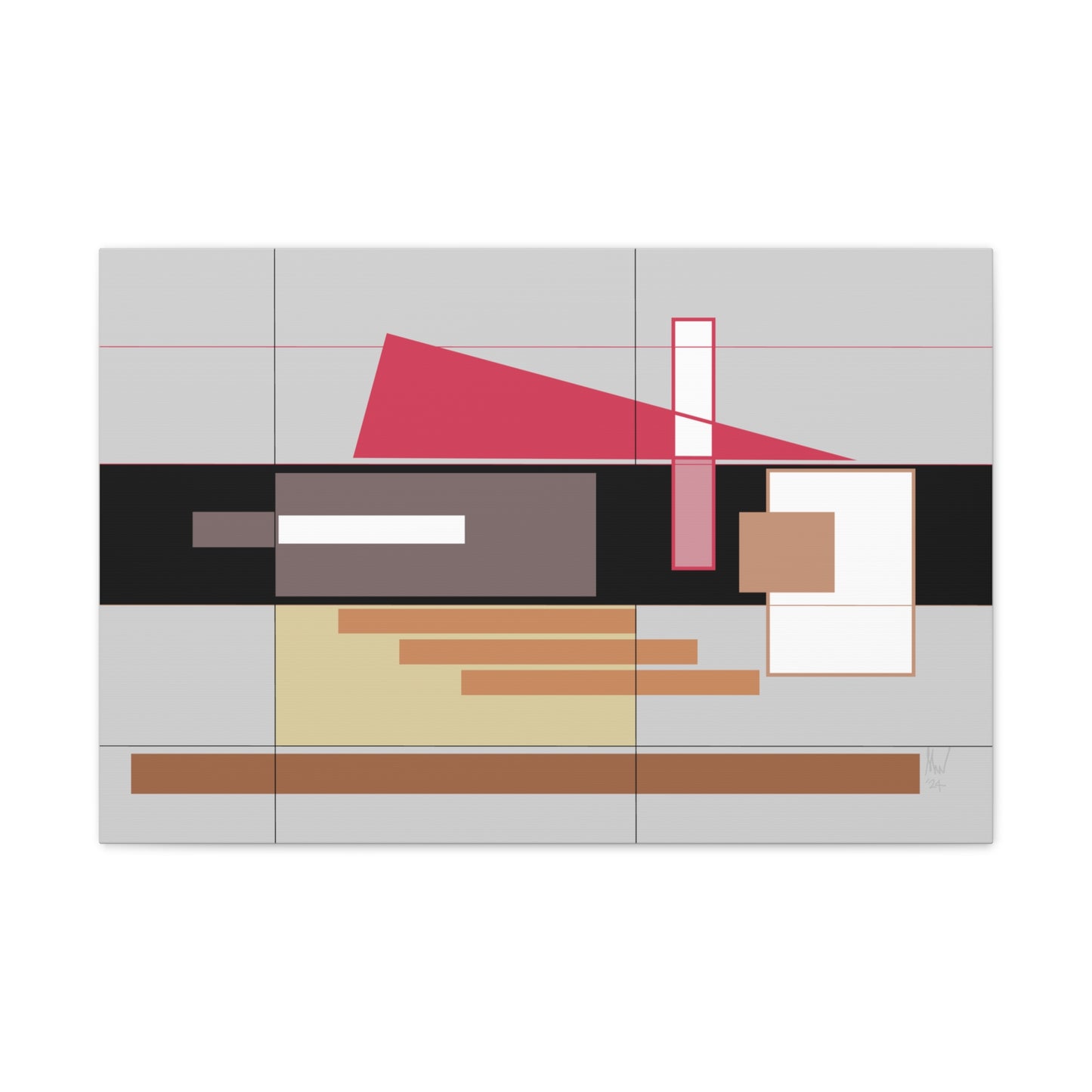 Horizontal poise (A)- Classic canvas (Free shipping in Australia)