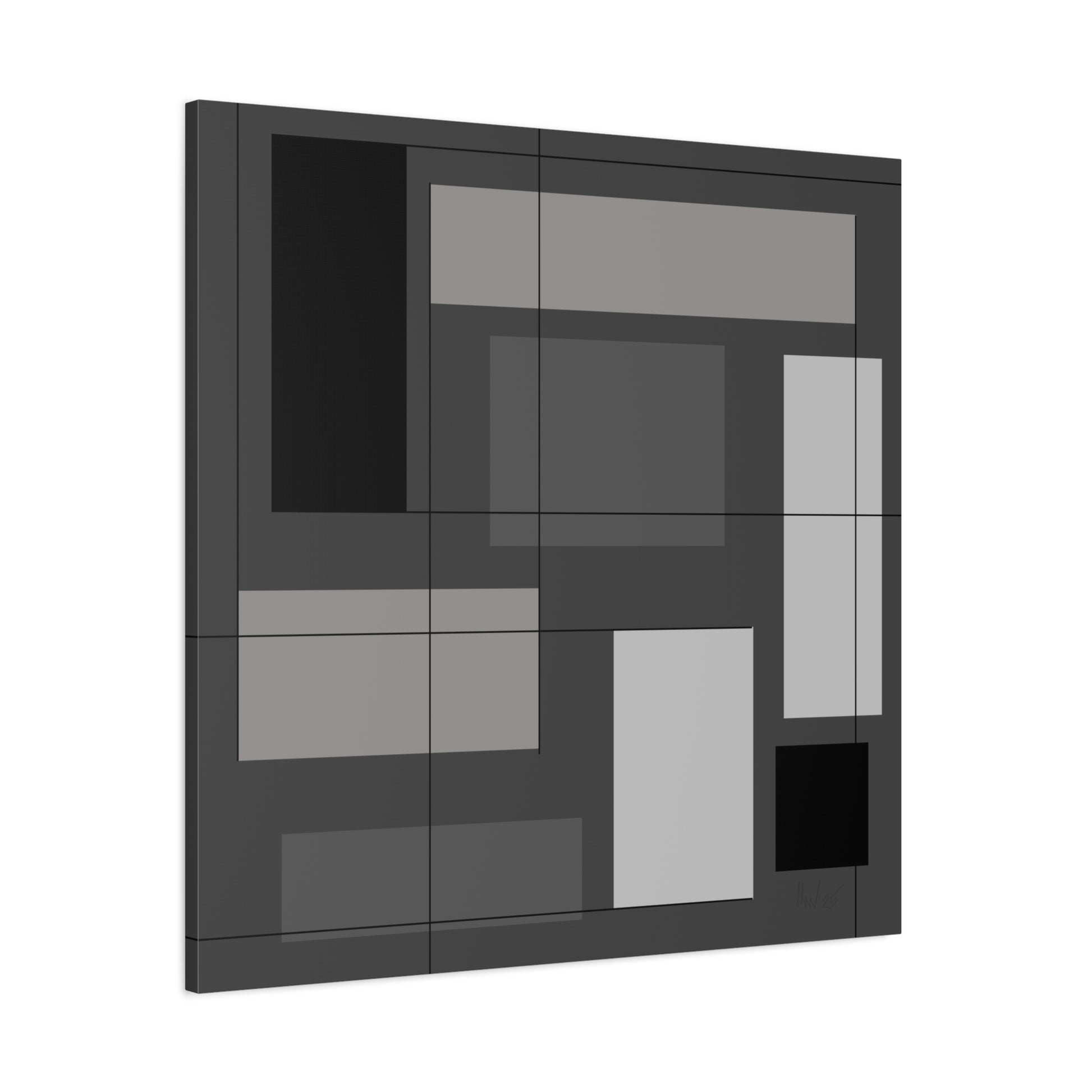 modern abstract square wall art set with free shipping