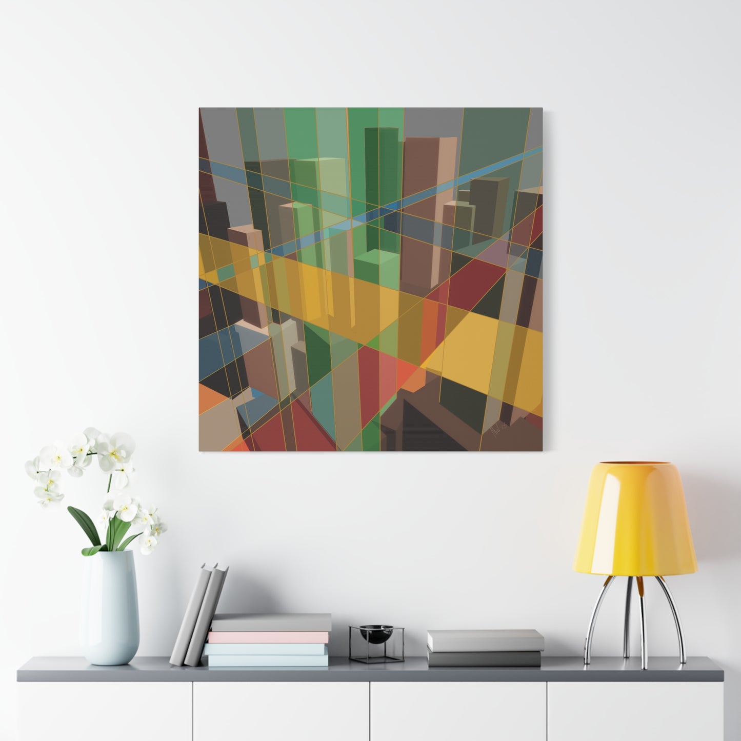 minimalist gallery wall set of 5 prints