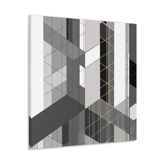 Urban complexity- B & W (A)- Classic canvas (Free shipping in Australia)