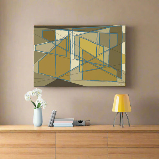 Planar intrigue 5 (A)- Classic Canvas (Free shipping in Australia)