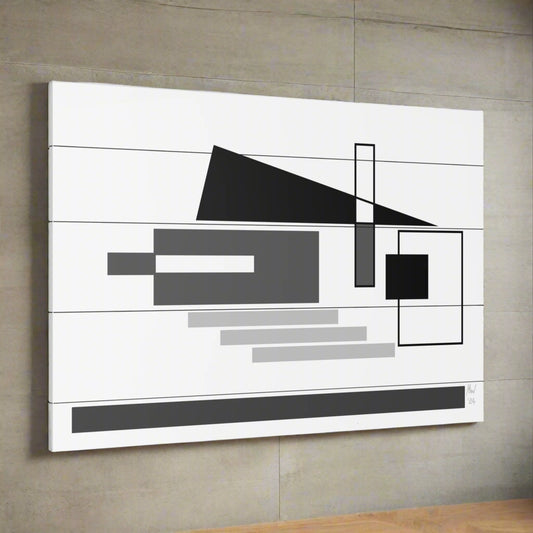 Black and white poise (A)- Classic canvas (Free shipping in Australia)