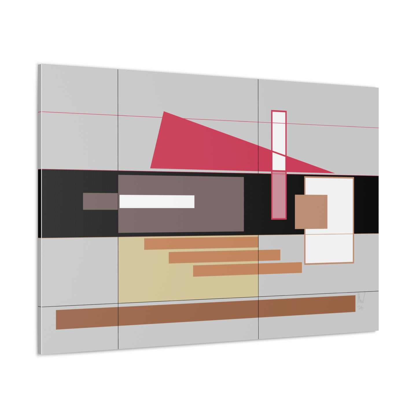 Horizontal poise (A)- Classic canvas (Free shipping in Australia)