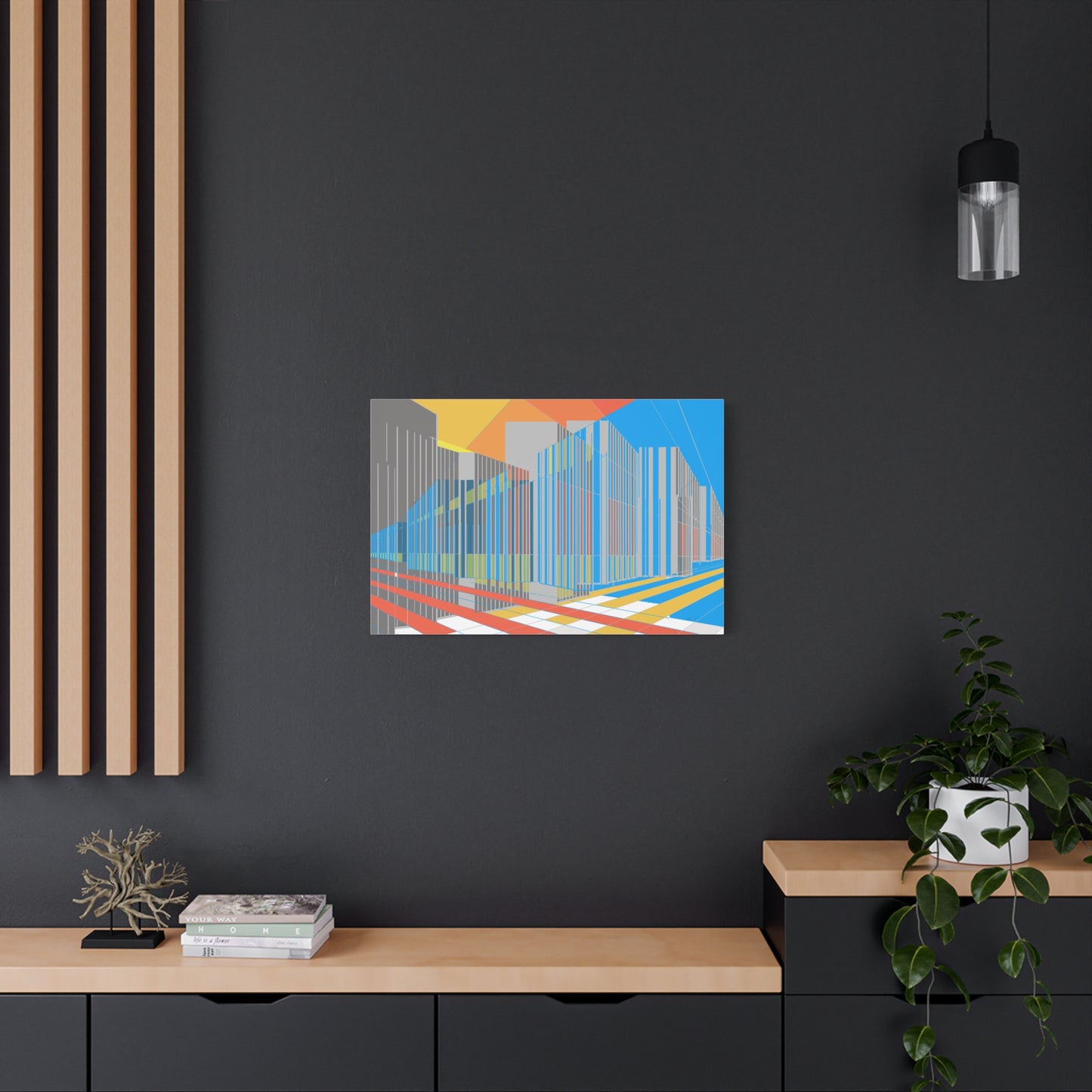 Both and, vibrant sky (A)- Classic canvas (Free shipping in Australia)