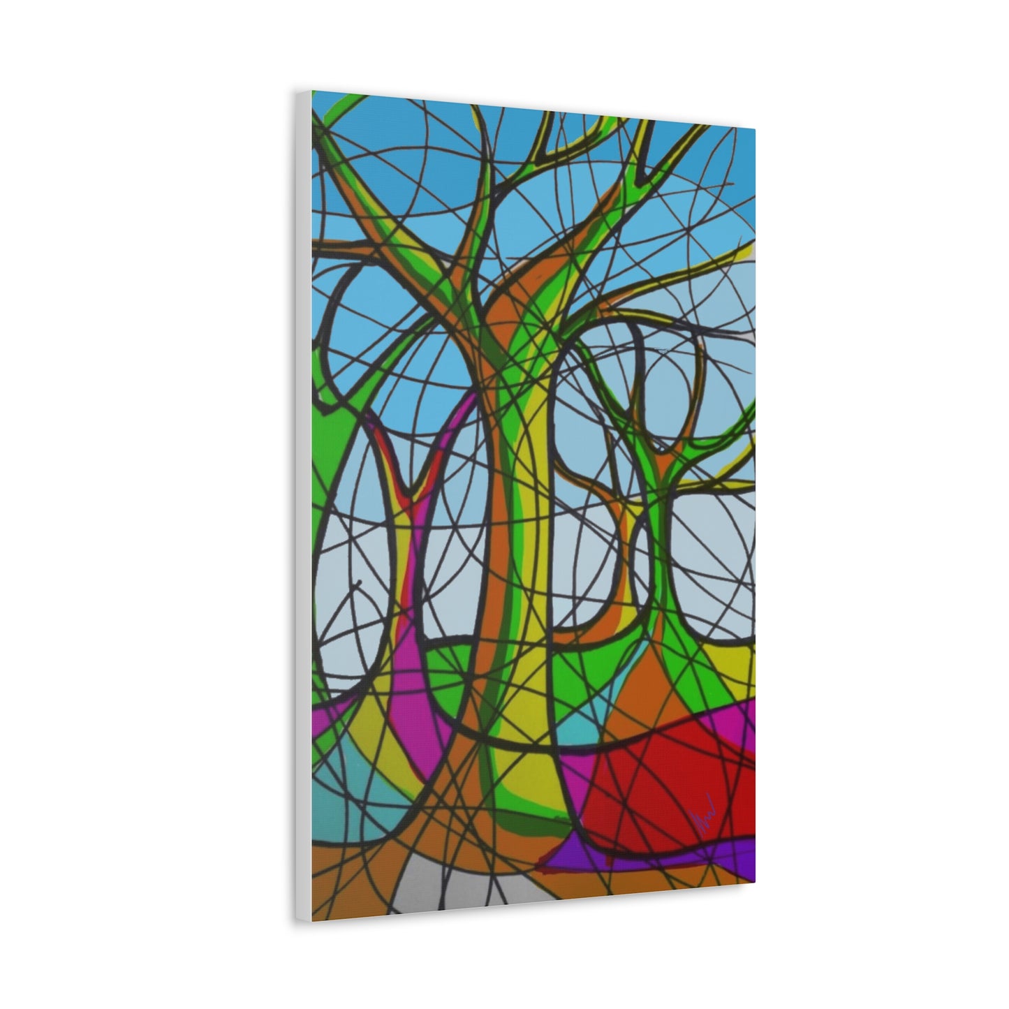 Canvas Gallery Wraps- Bold forest sky 1