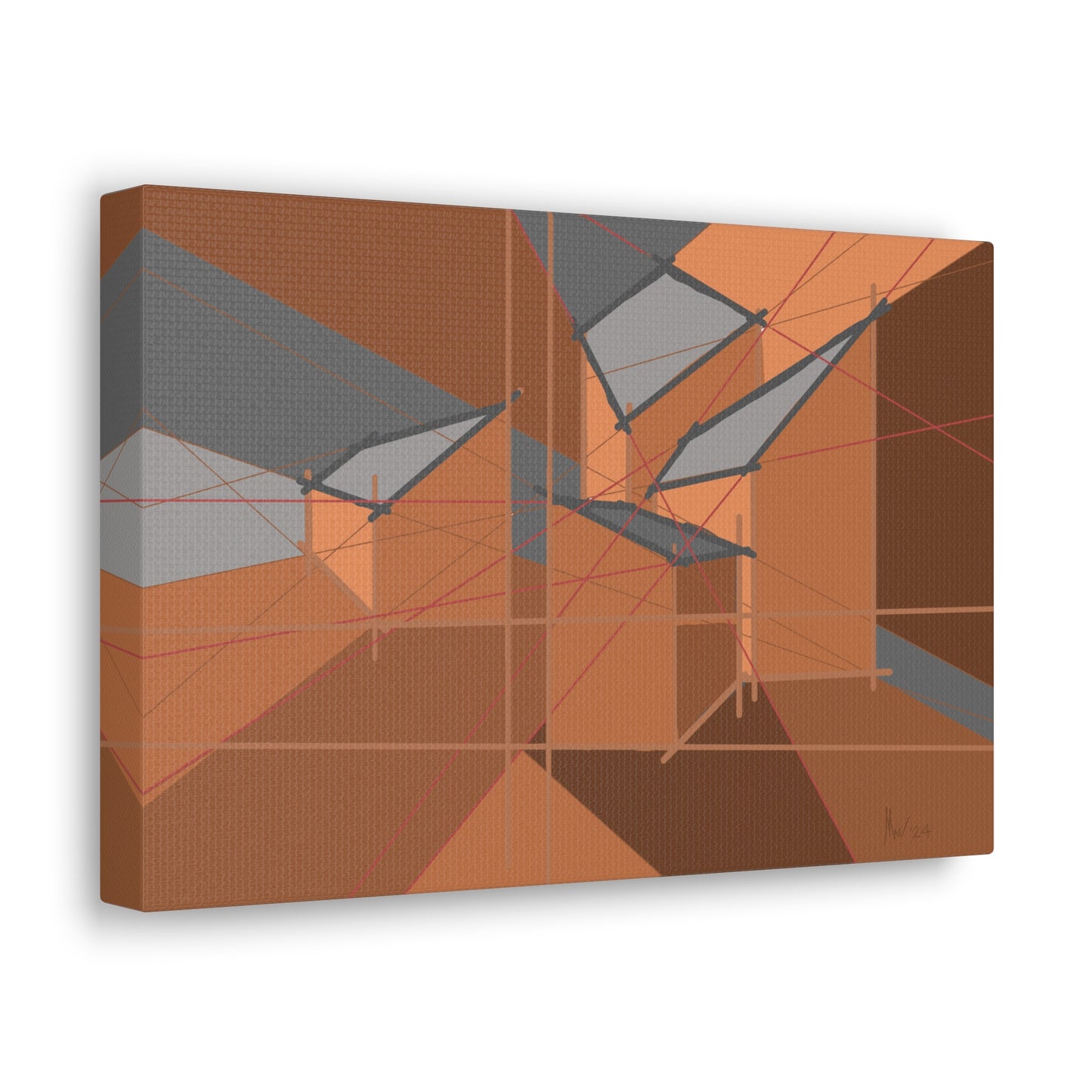 Playful brown 2 (A)- Classic canvas (Free shipping in Australia)