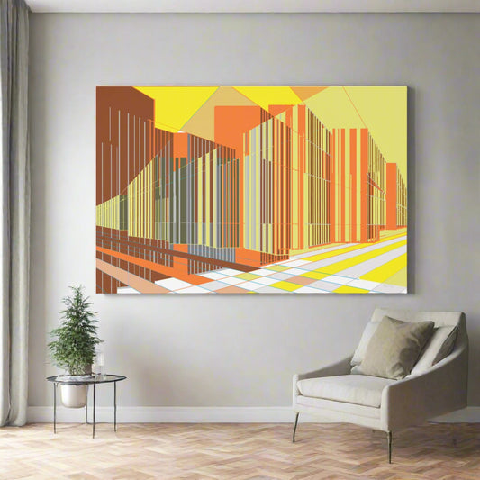 Both and, sunset (A)- Classic canvas (Free shipping in Australia)