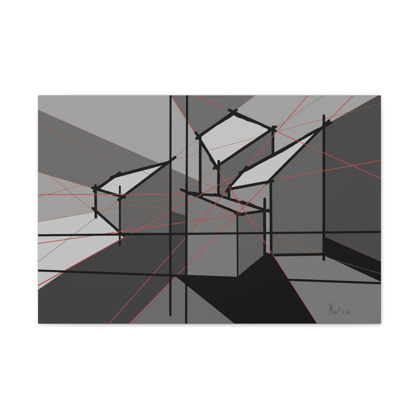 Playful 1 (A)- Classic canvas (Free shipping in Australia)