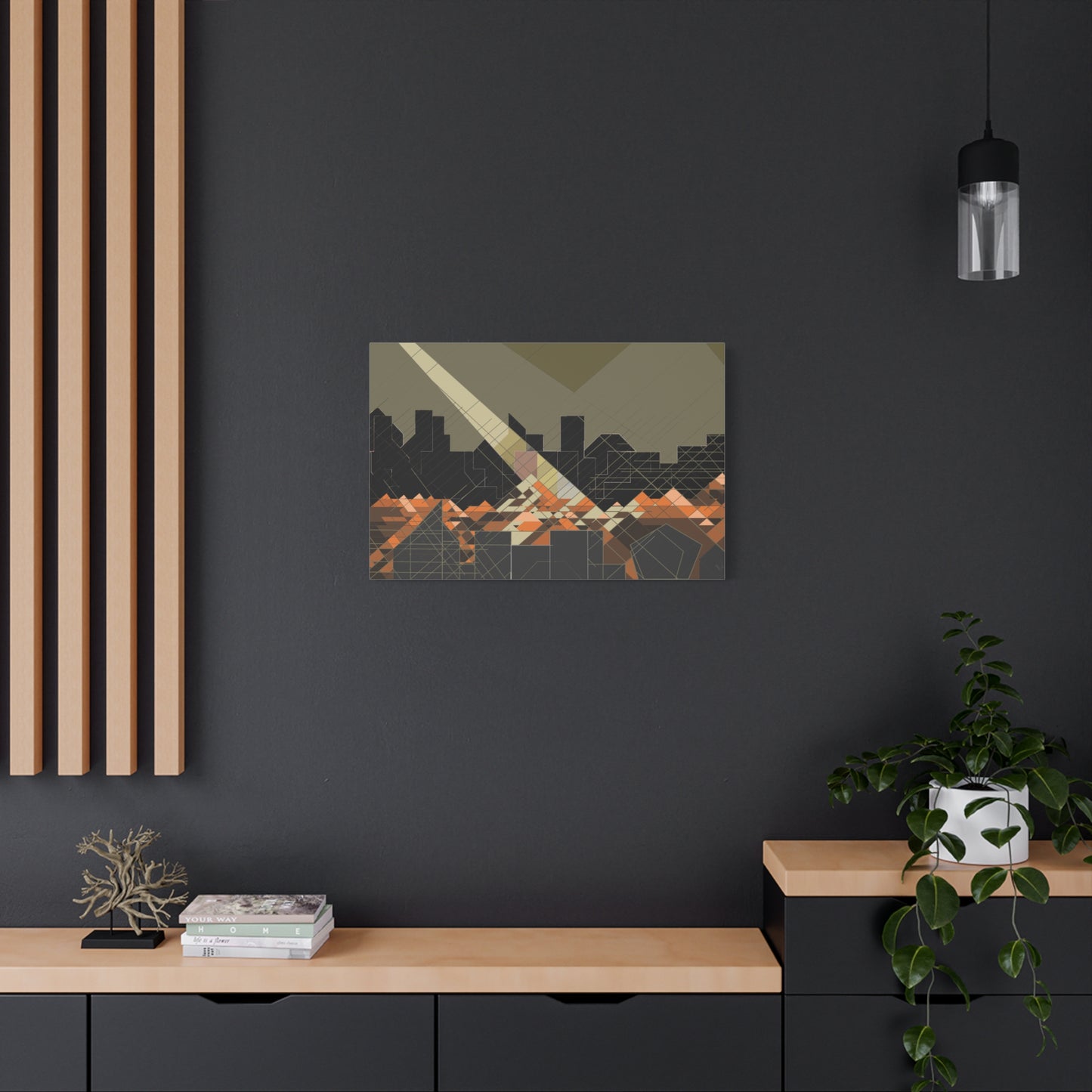 Urban Mountainscape (group of 3)- Free shipping in US and Europe