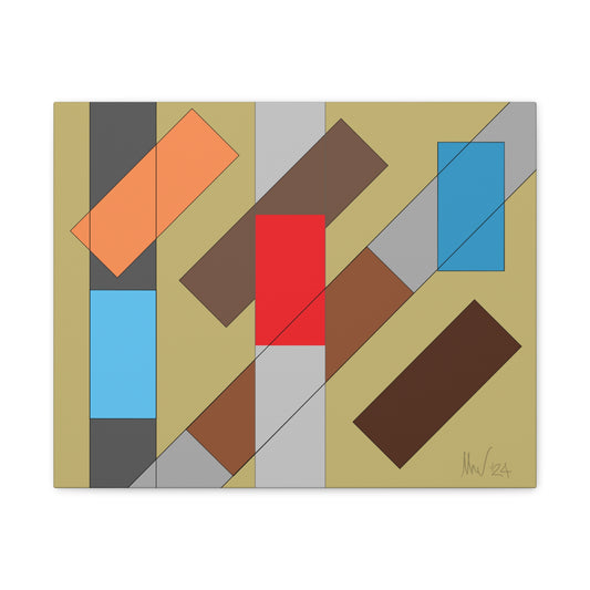 Vibrant flyover network (A)- Classic canvas (Free shipping in Australia)