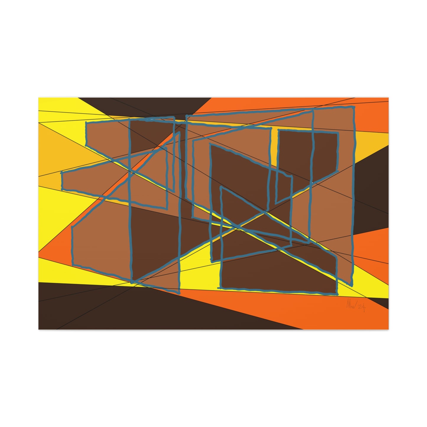 Planar intrigue 1 (A)- Classic canvas