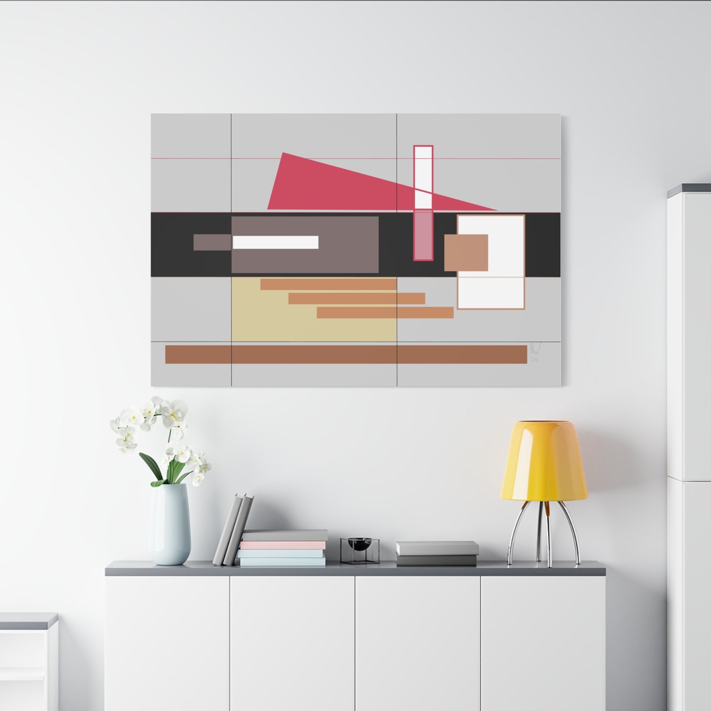Horizontal poise (A)- Classic canvas (Free shipping in Australia)