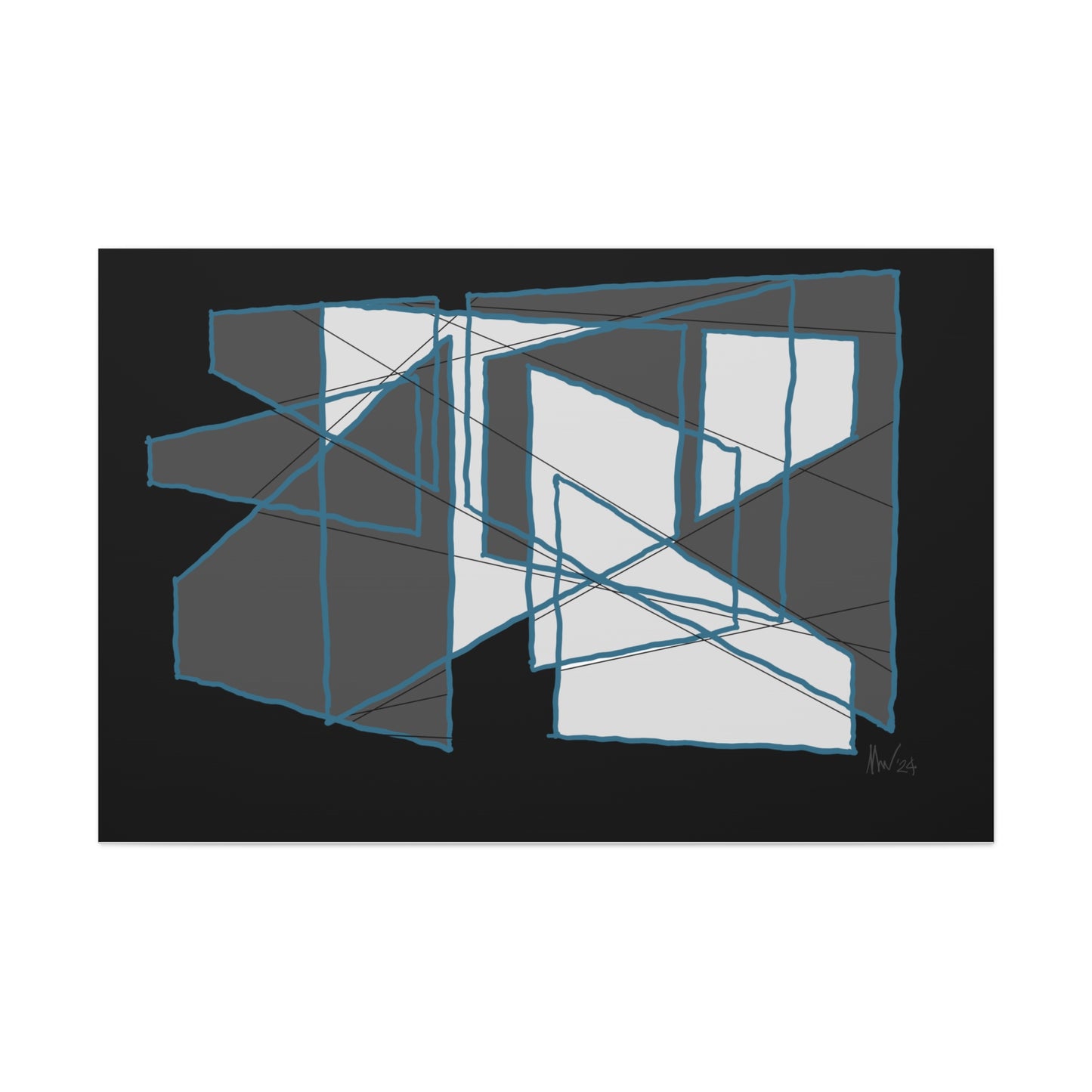 Planar intrigue 3 (A)- Classic canvas