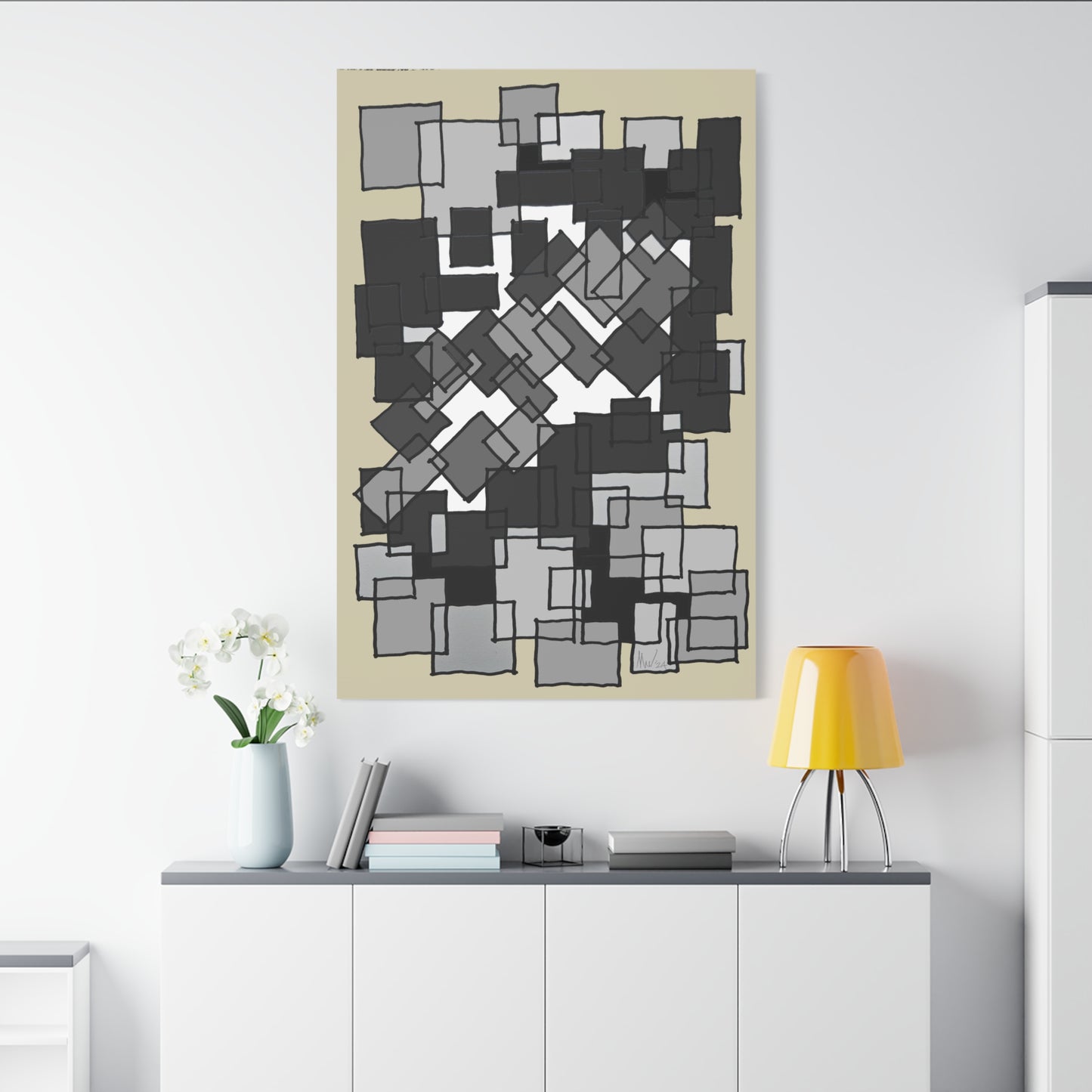 Blocks puzzle (A)- Classic canvas (Free shipping in Australia)
