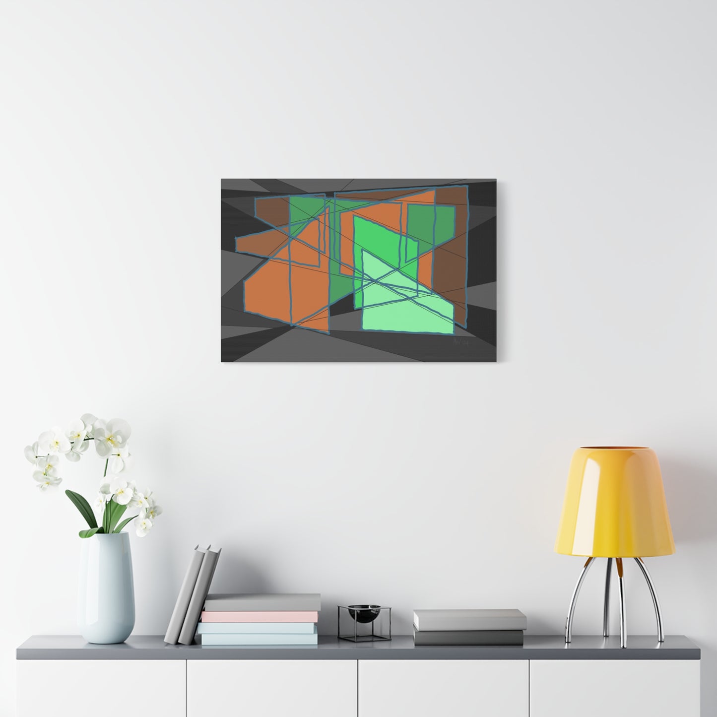 Planar intrigue 2 (A)- Classic canvas (Free shipping in Australia)