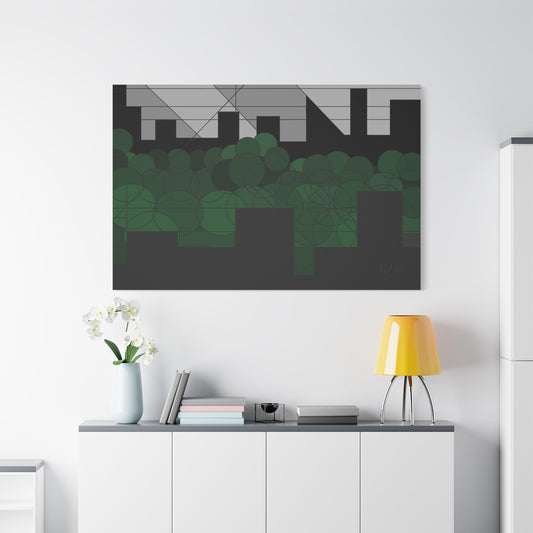 Forest urbanscape- nightfall (U)- Free shipping in the US