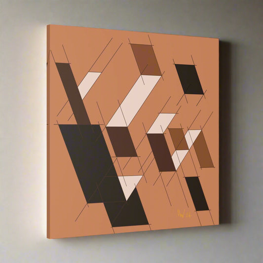 Tanned floating planes (A)- Classic canvas (Free shipping in Australia)