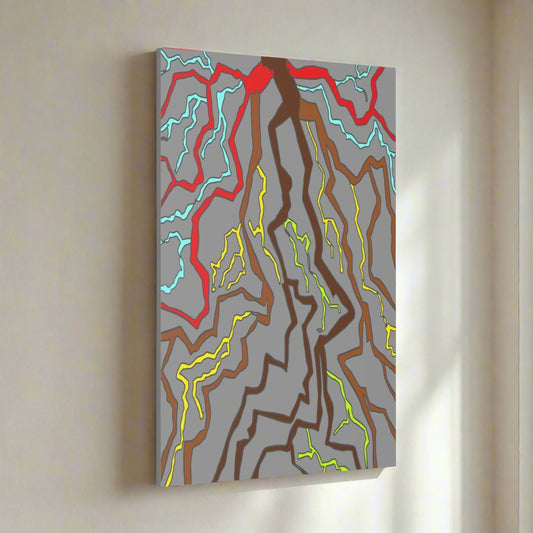 Canvas Gallery Wraps- Brown red roots