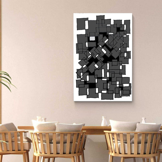 Blocks- secret map (A)- Classic canvas (Free shipping in Australia)