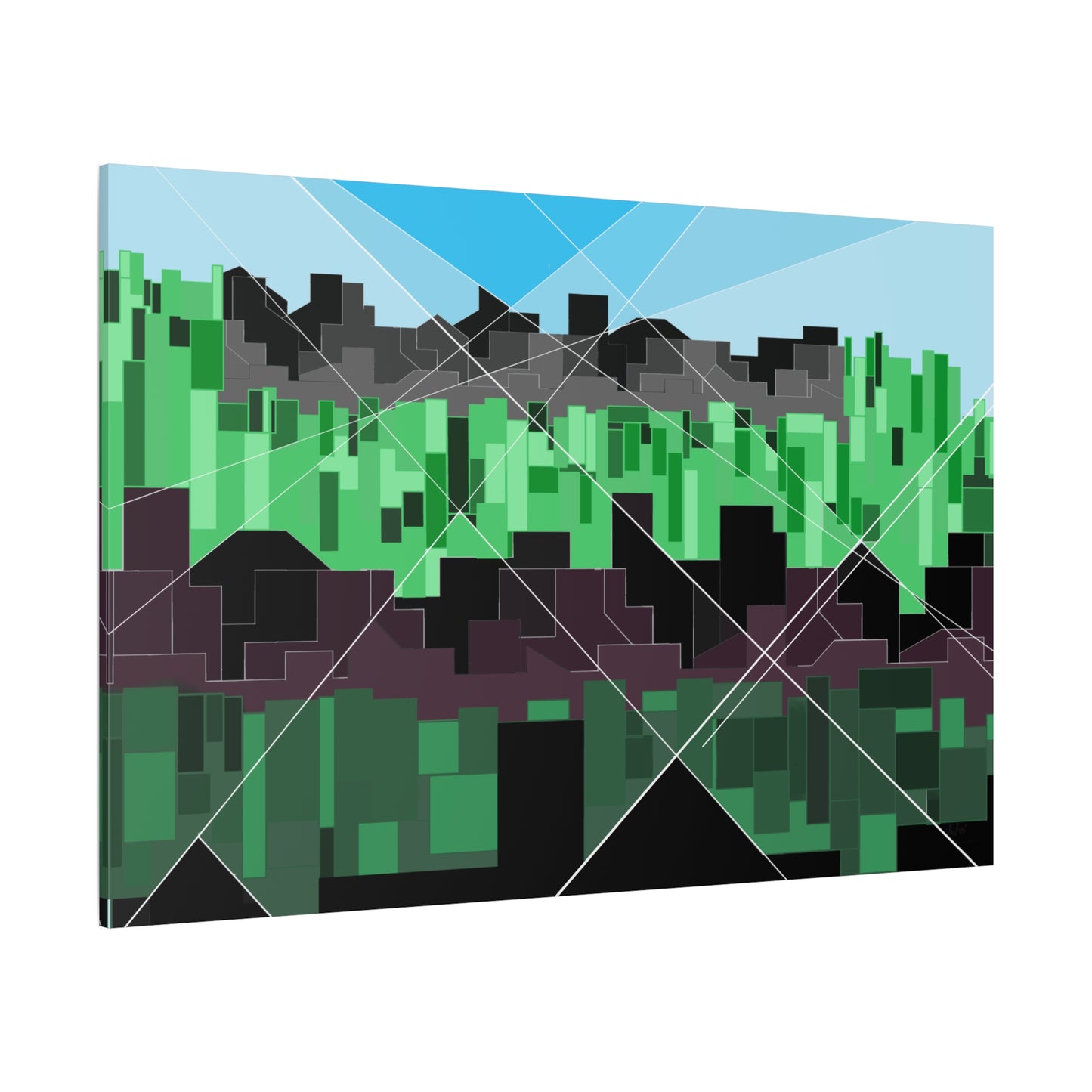 Urban Greenscape (group of 3)- Free shipping in US and Europe