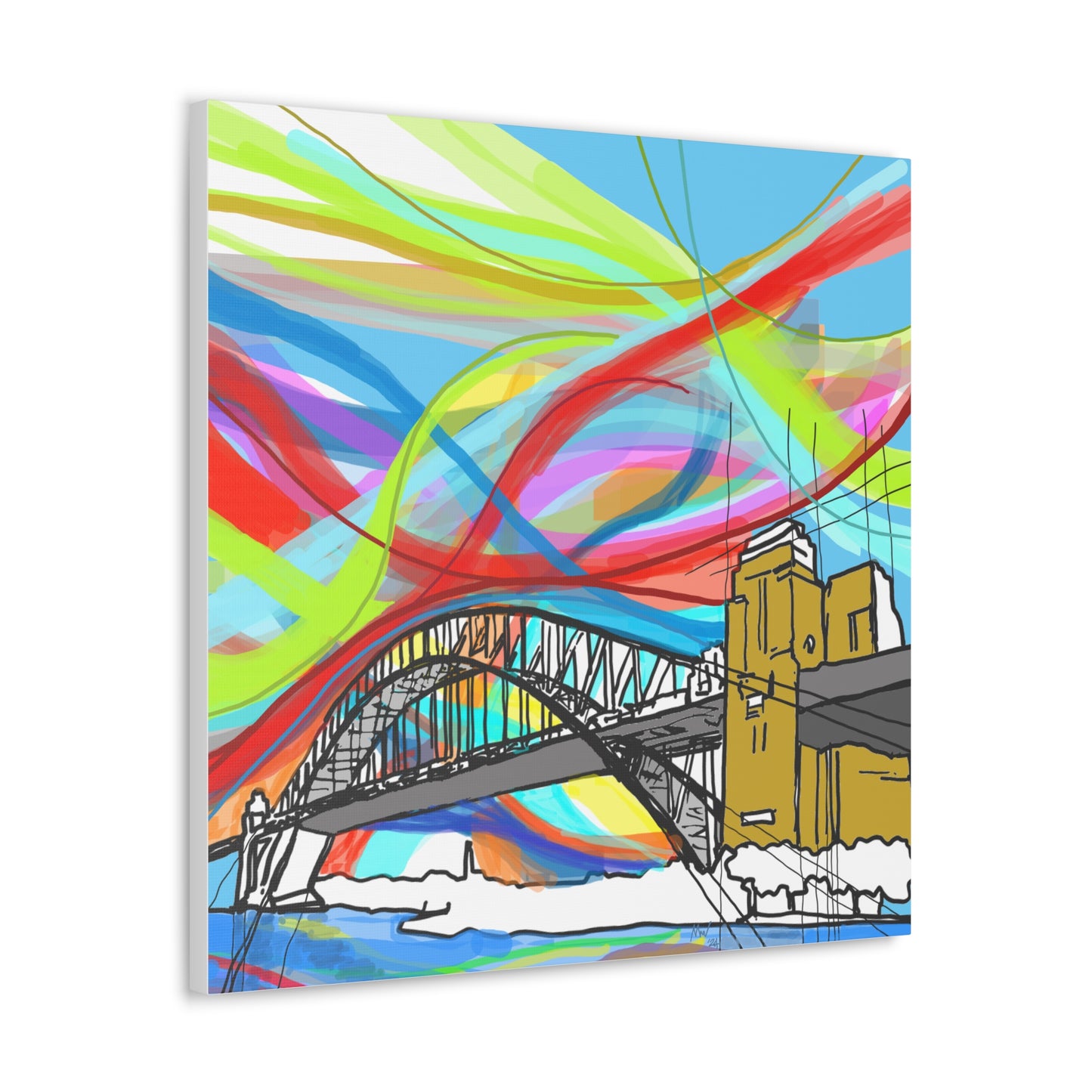 Classic canvas - Sydney Harbour Bridge at Dusk (A)