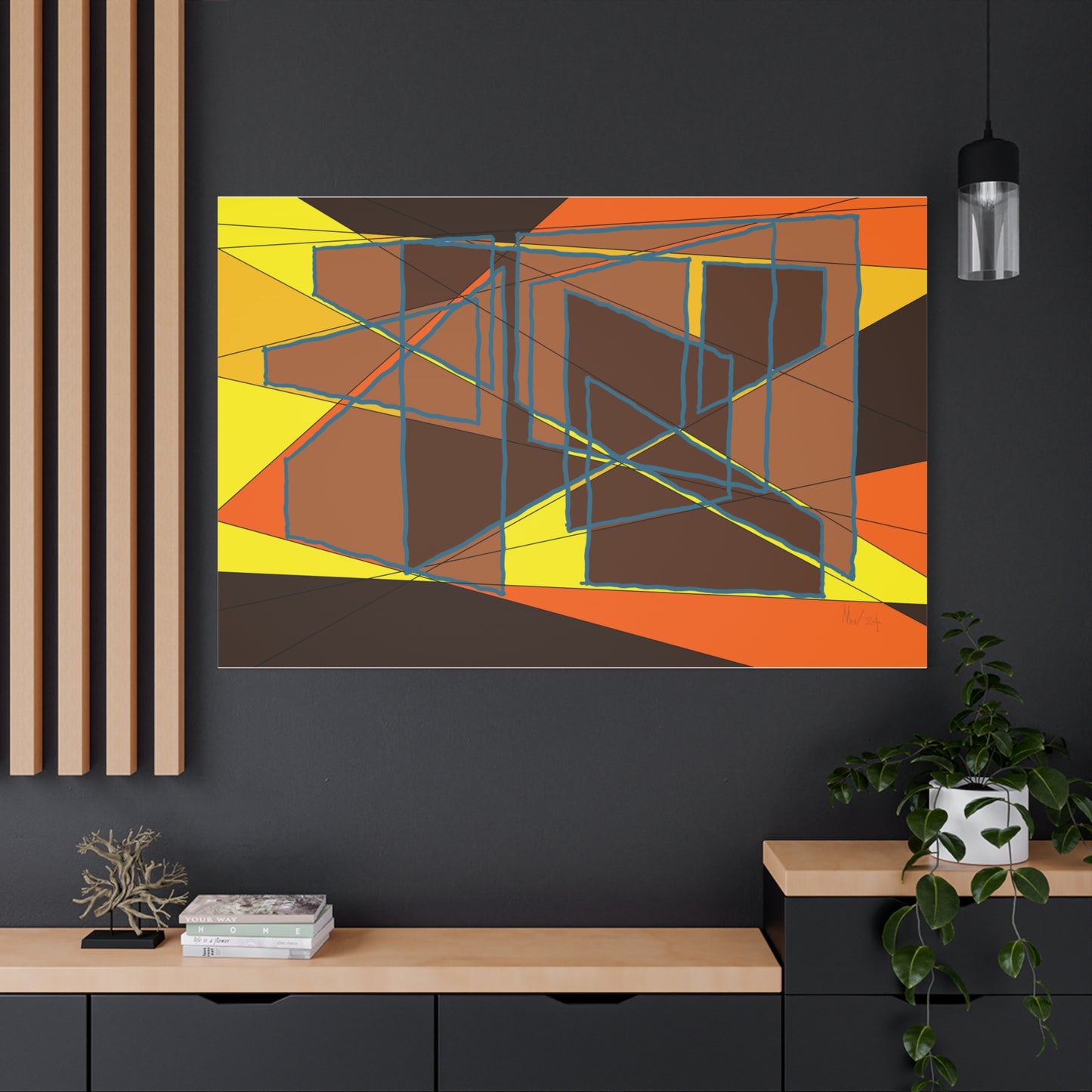 Planar intrigue 1 (A)- Classic canvas