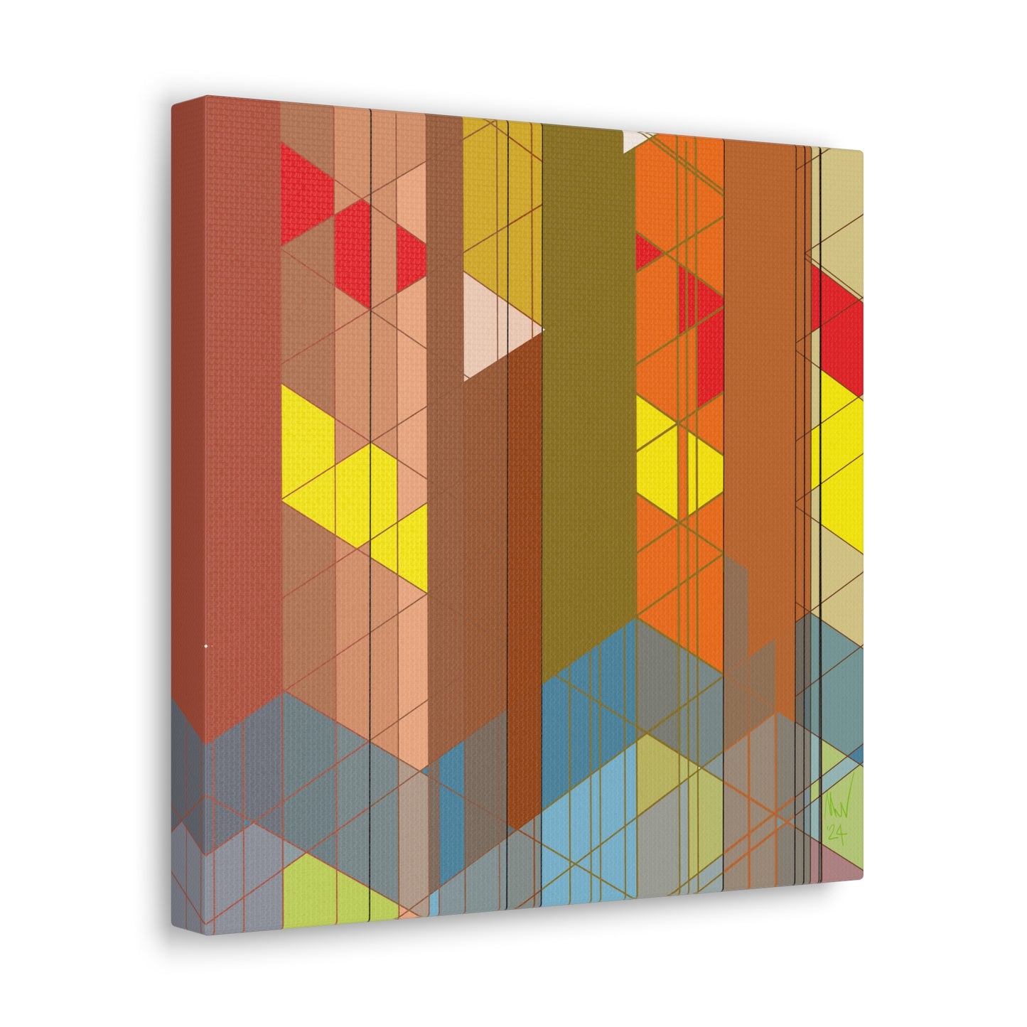 Subdued complexity (A)- Classic canvas (Free shipping in Australia)