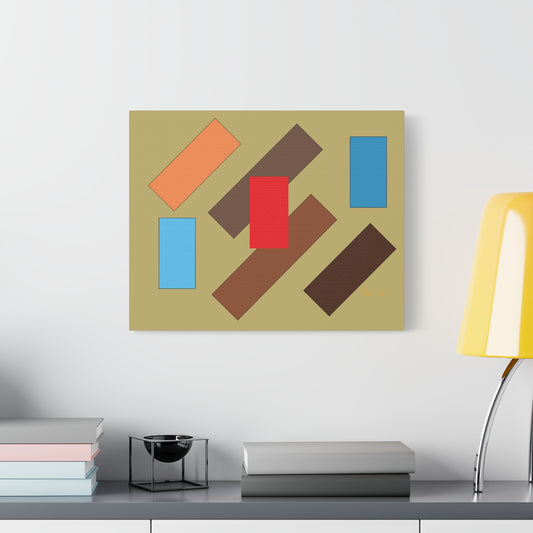 Vibrant floating flyover (A)- Classic Canvas (Free shipping in Australia)