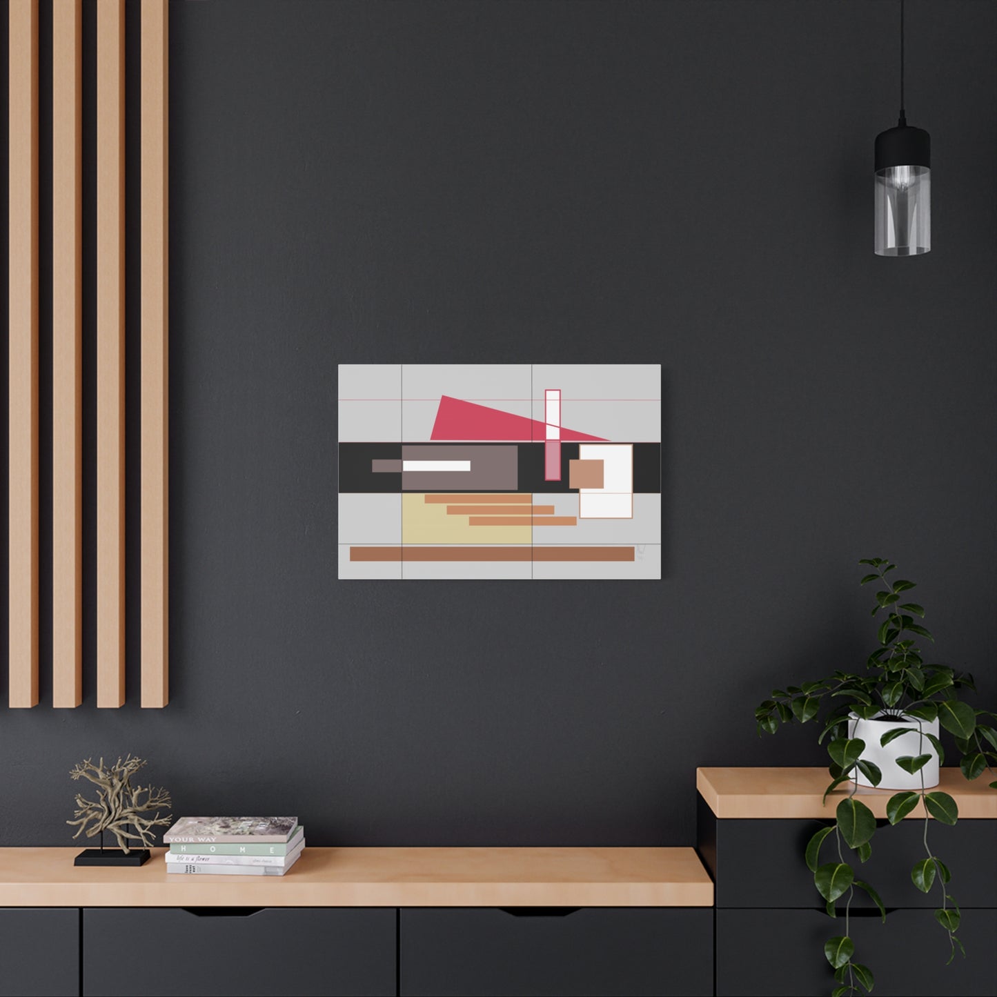 Horizontal poise (A)- Classic canvas (Free shipping in Australia)