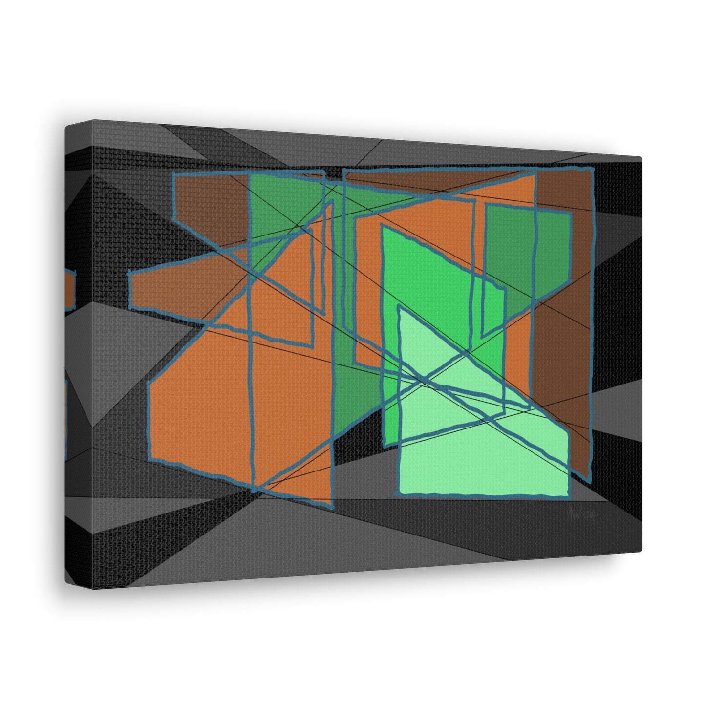 Planar intrigue 2 (A)- Classic canvas (Free shipping in Australia)