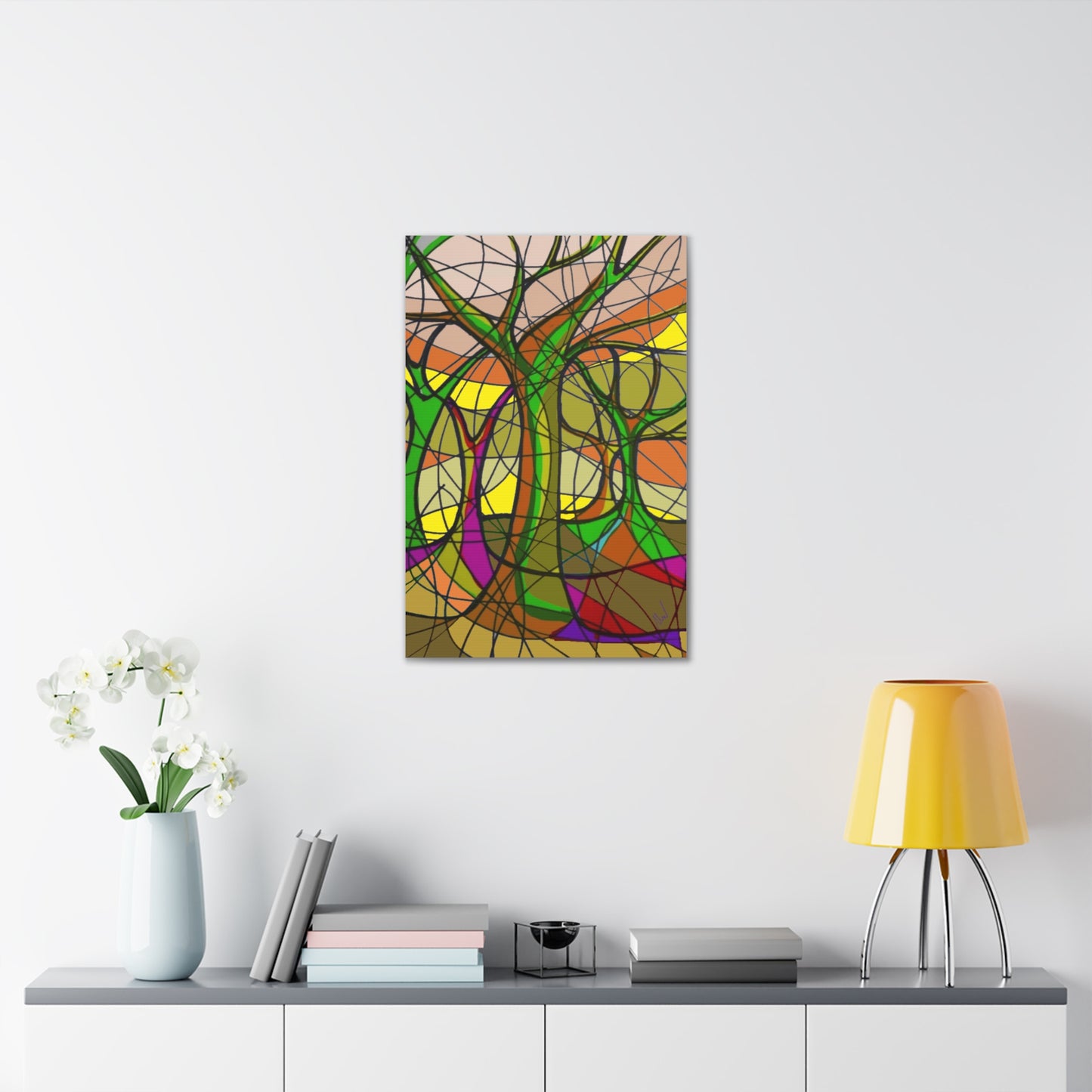 Canvas Gallery Wraps- Bold forest sunset