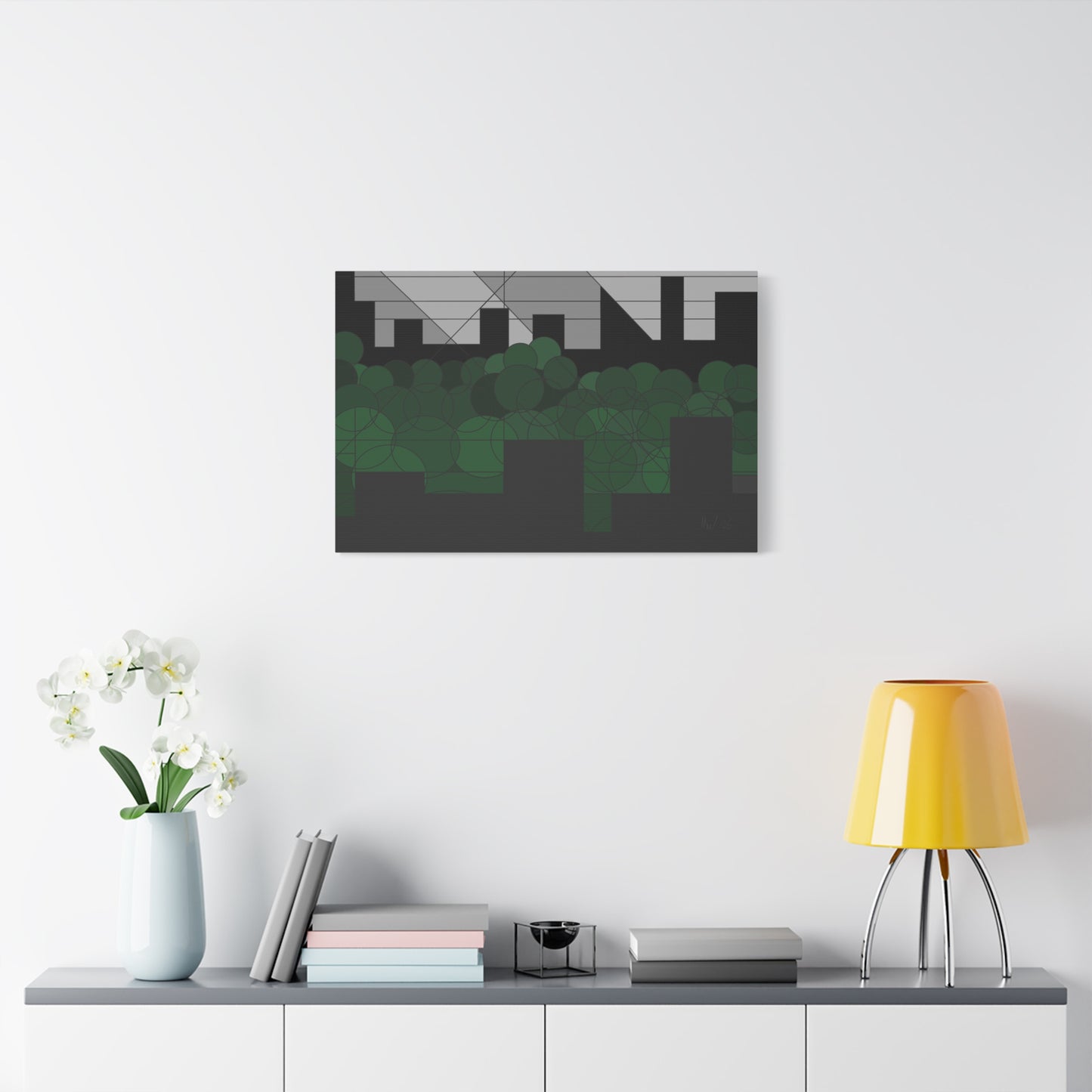 Forest urbanscape- nightfall (U)- Free shipping in the US