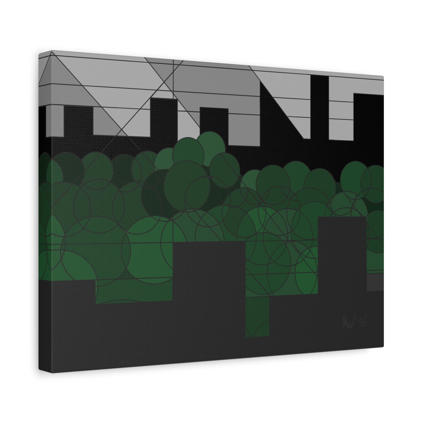 Forest urbanscape- nightfall (U)- Free shipping in the US