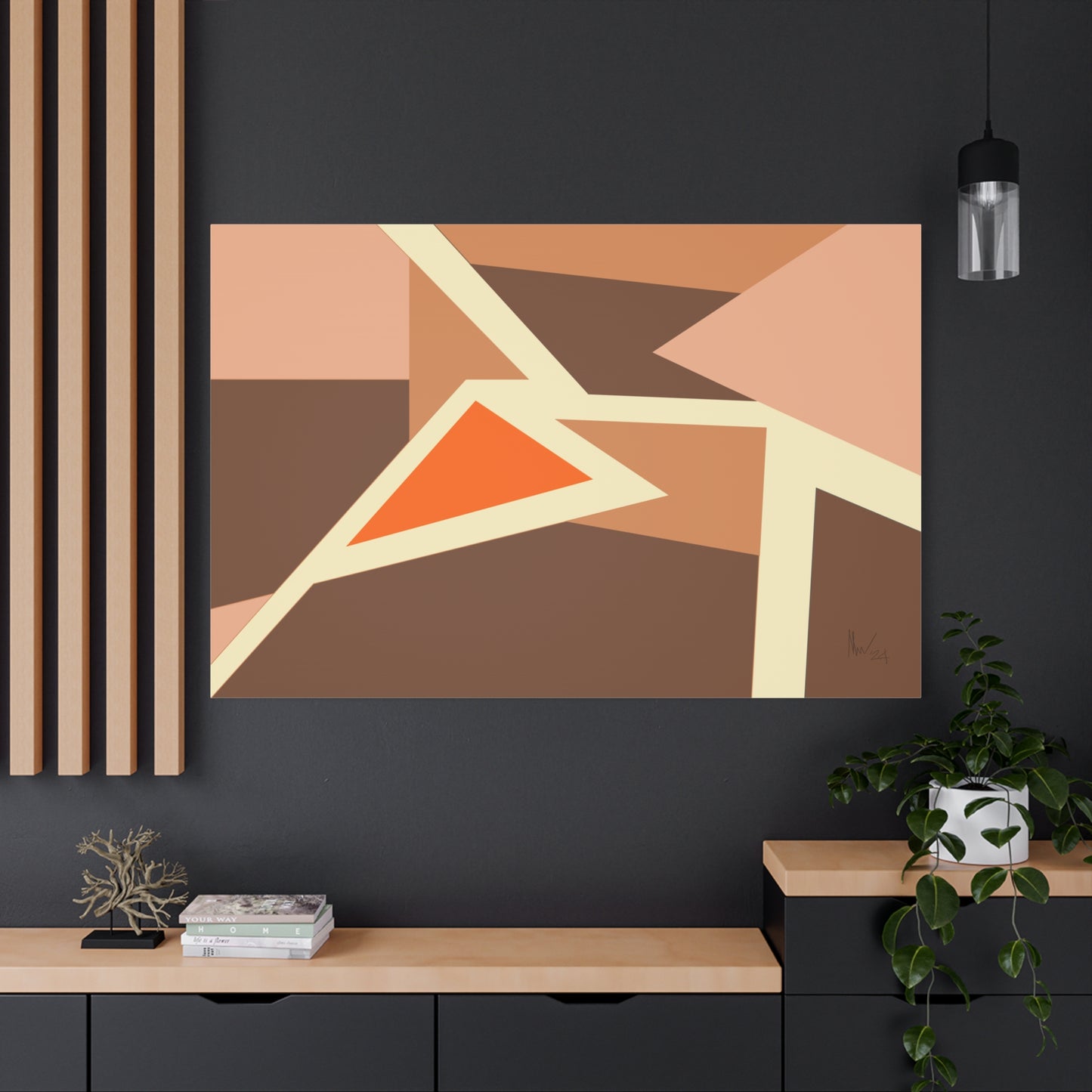 Geometric island (group of 5)- Free shipping in US and Europe