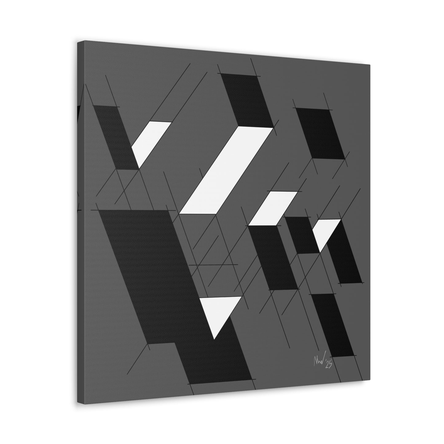 Minimalist floating planes (A)- Classic canvas (Free shipping in Australia)