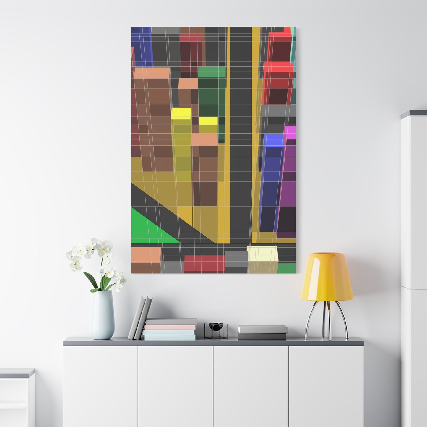 Skyward Urbanscape collage (U)- Free shipping in the US