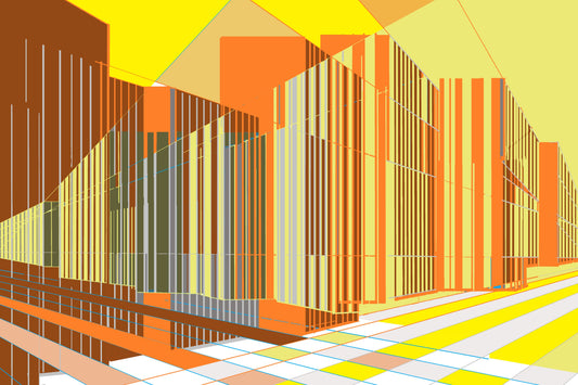 Urban intersection (group of 3)- Free shipping in the US (U)