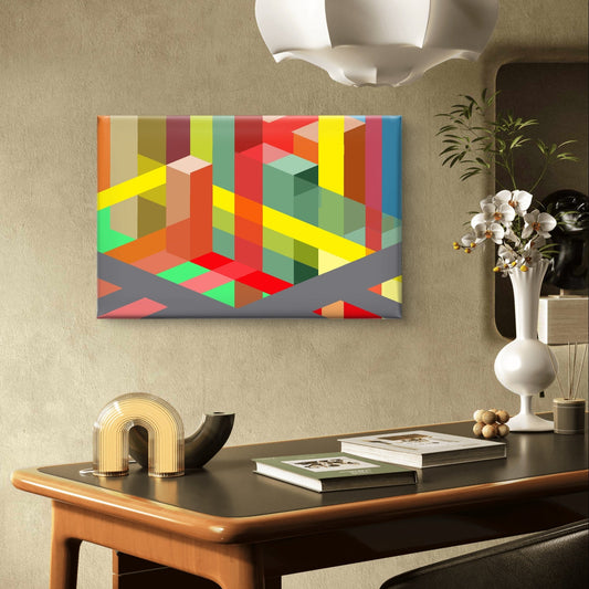 Vibrant urban complexity (U)- Free shipping in the US