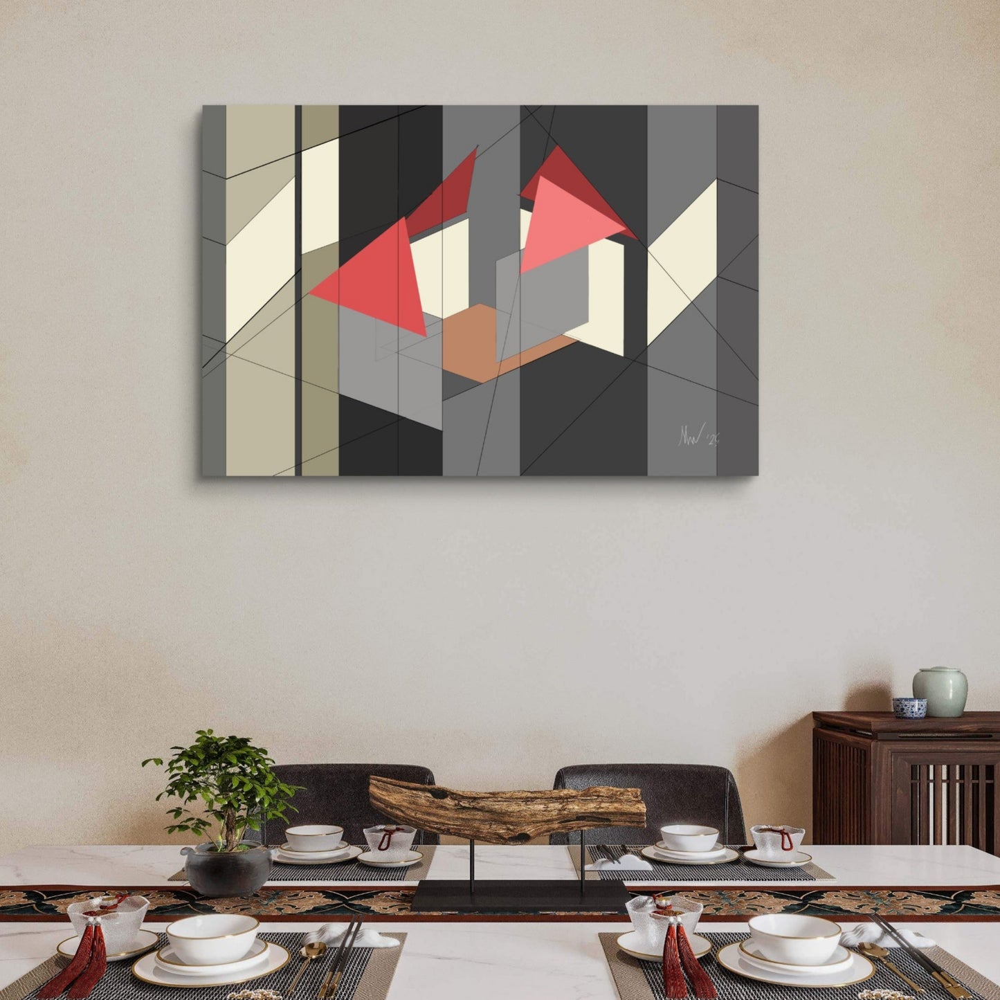 gallery wall set of 4 prints for home decor