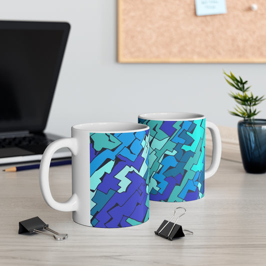 Ceramic Mug- Vivid Blue (Aus)