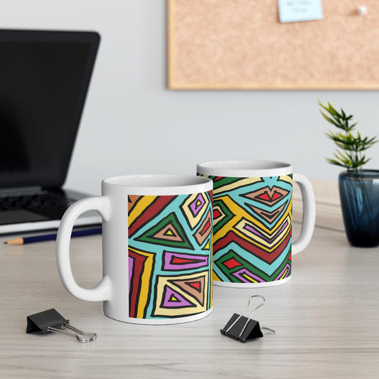 Ceramic Mug- Colourful (Aus)